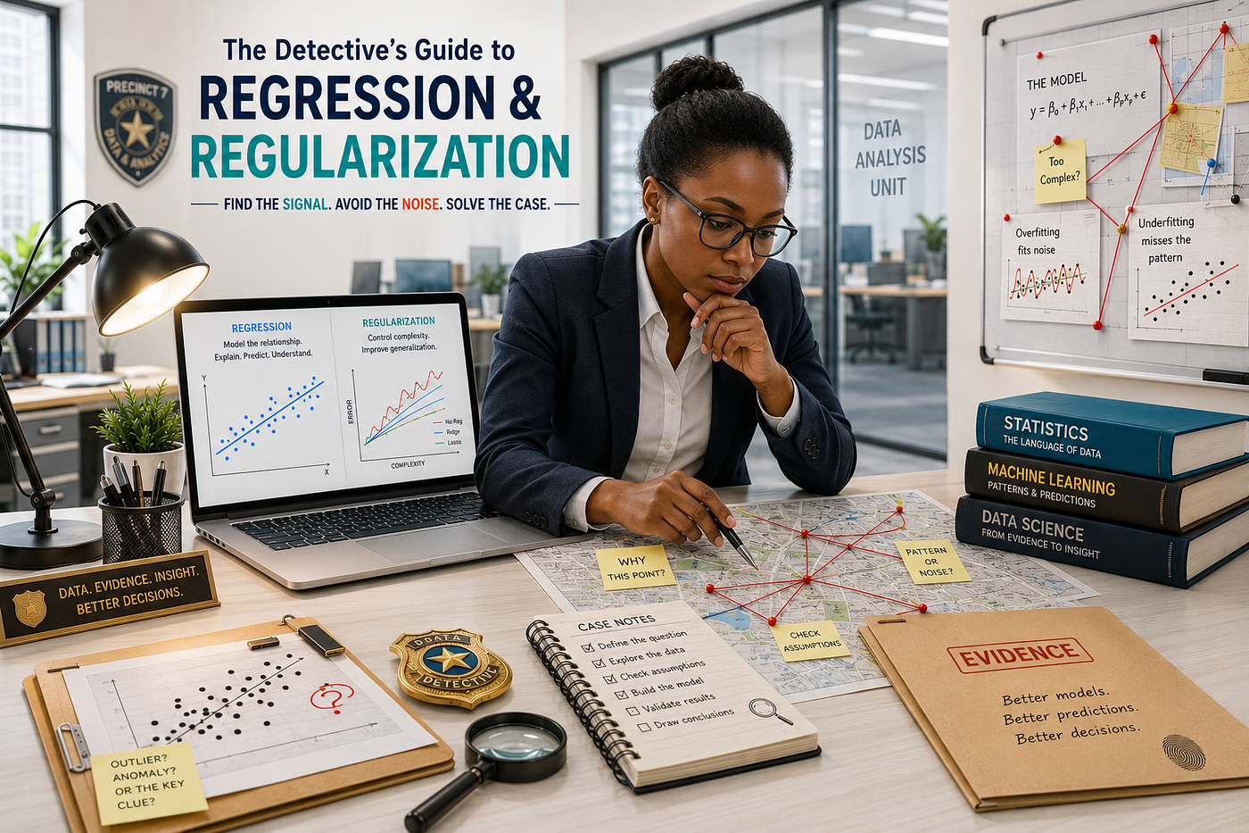 The Detective’s Guide to Regression & Regularization