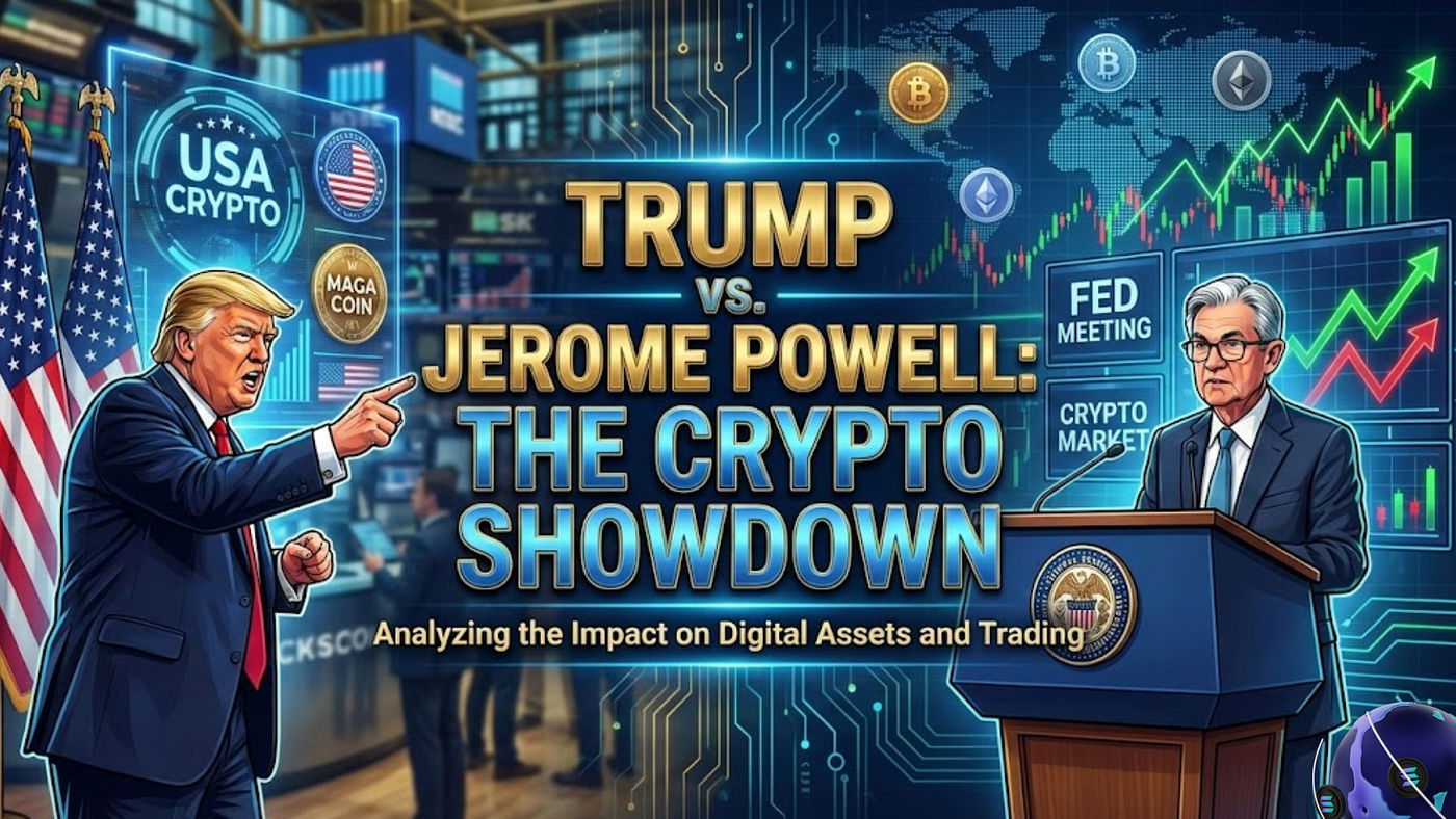 Trump vs Jerome Powell: What This Fed Drama Means for Your Crypto Portfolio  | by Blend Visions | Coinmonks | Jan, 2026 | Medium