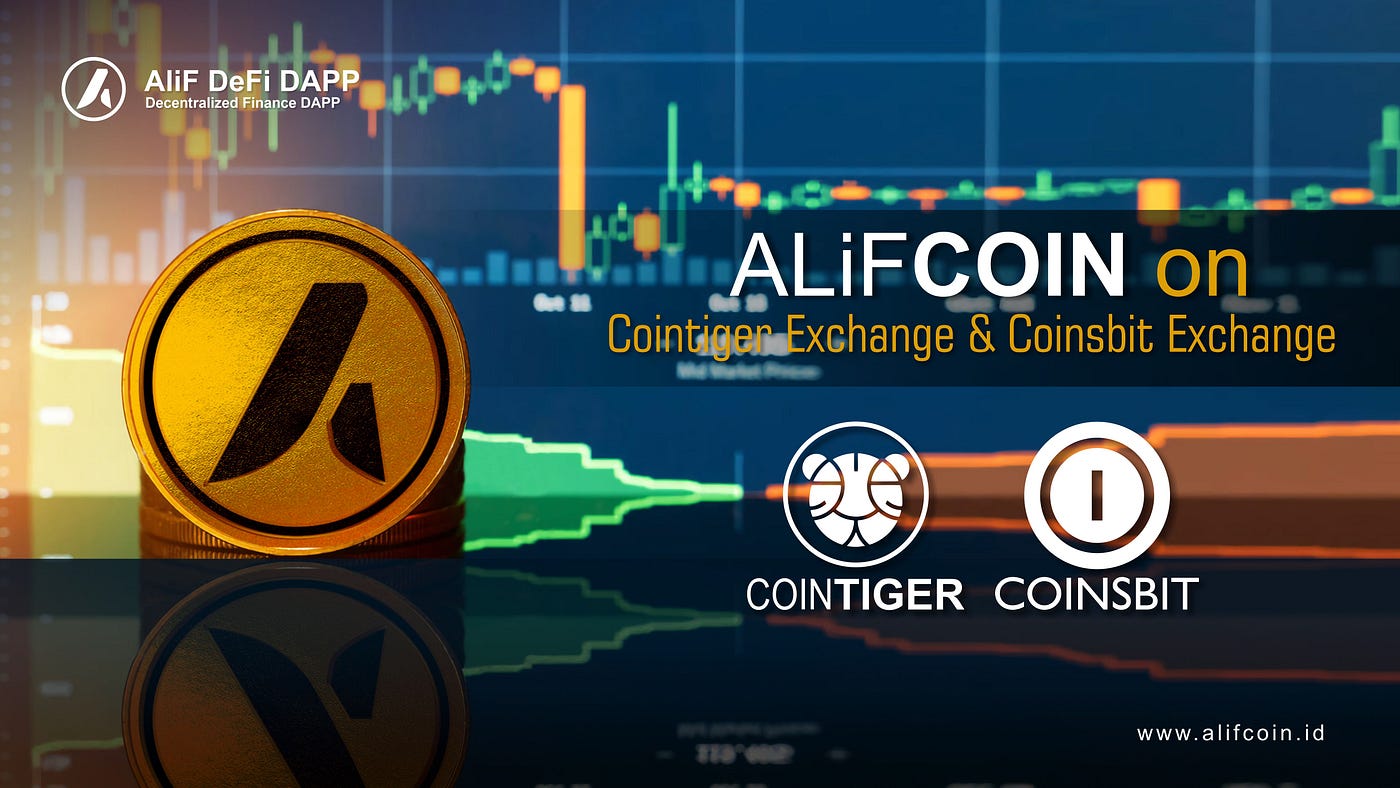 Alifcoin has been listed on global-scale crypto exchanges