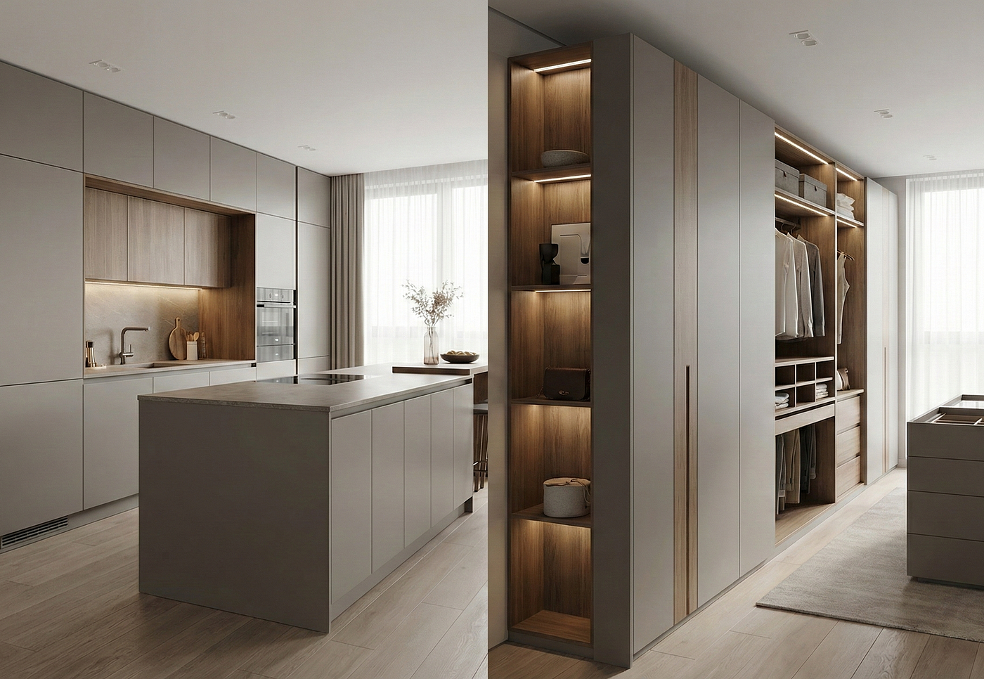 German Kitchens and Luxury Closets: Crafting Timeless, Functional Luxury