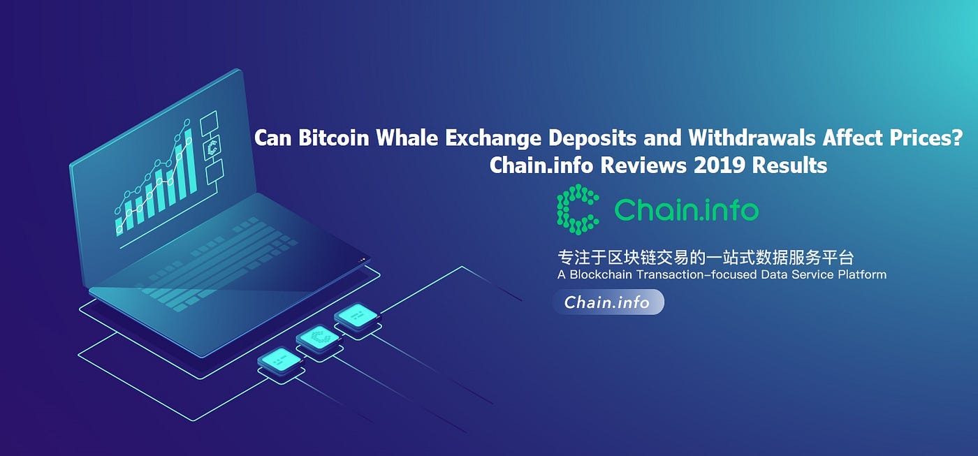 Can Bitcoin Whale Exchange Deposits and Withdrawals Affect Prices?  Chain.info Reviews 2019 Results | by Chain.Info | Medium