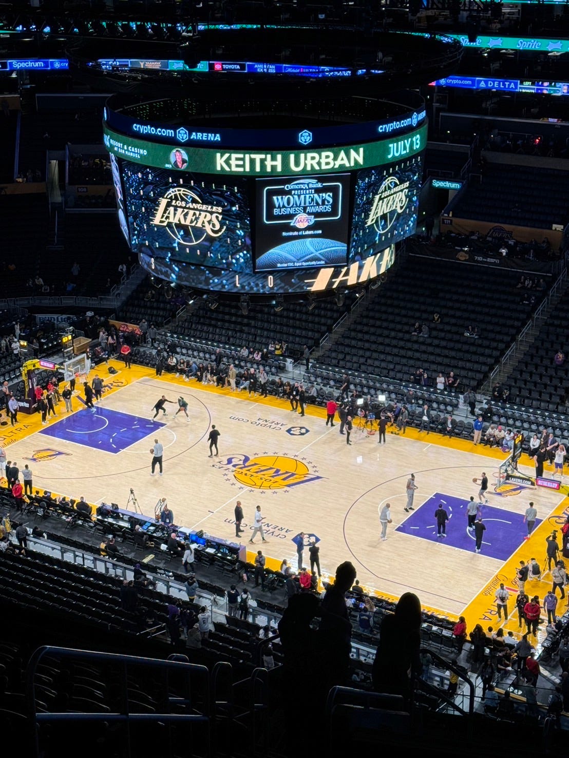 NBA 洛杉磯湖人主場Crypto.com Arena 看球心得- 莫力全Kyle Mo - Medium