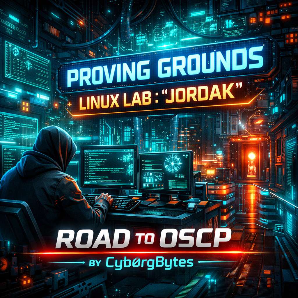 Jordak Linux Lab Proving Grounds. Moving forward, the first step