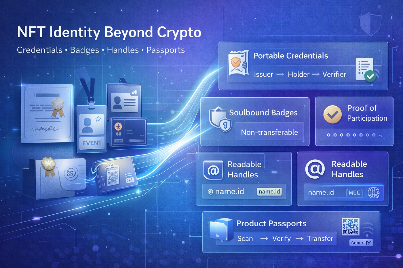 5 NFT Identity Plays That Work Outside Crypto | by Modexa | Dec, 2025 |  Medium