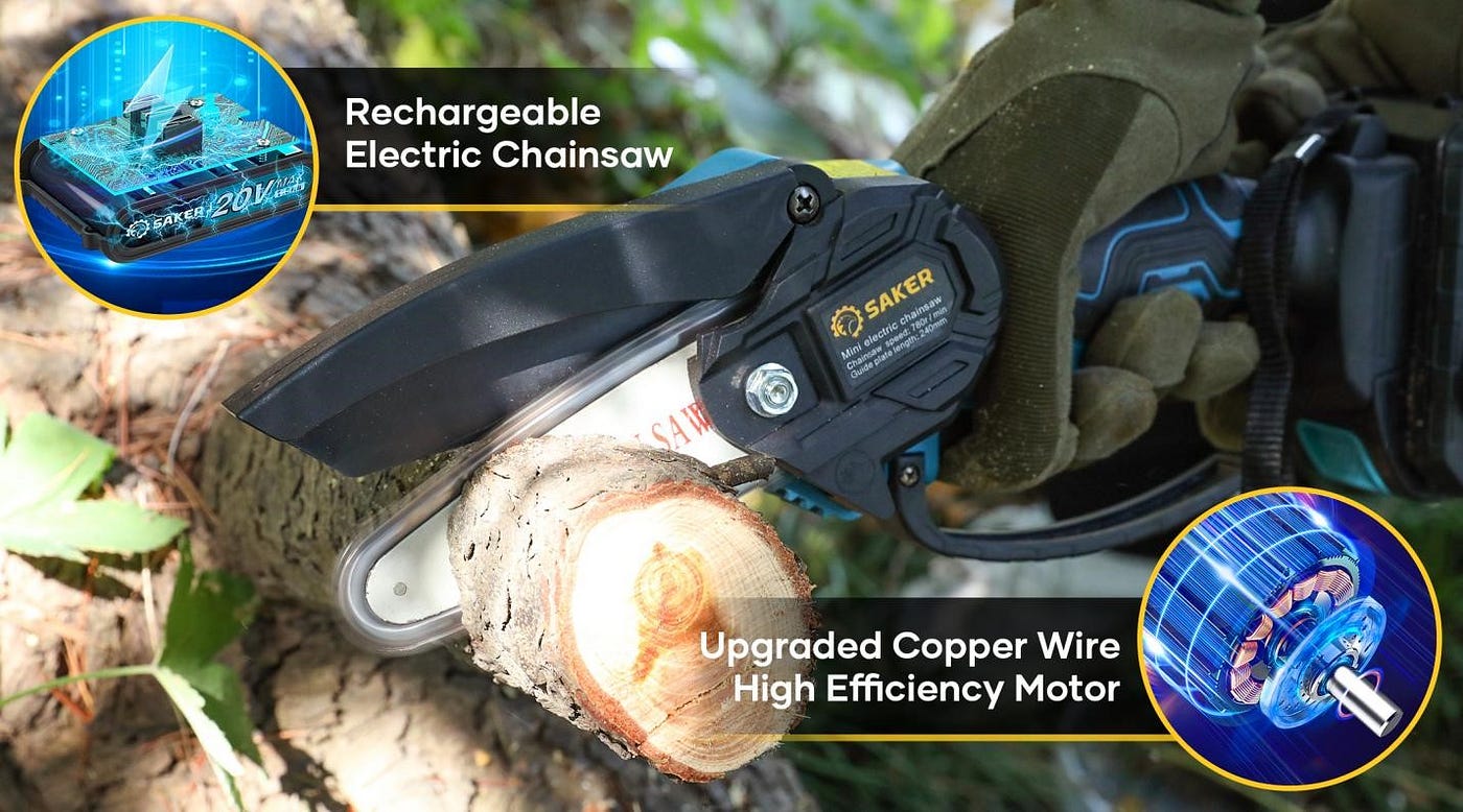 Why You Need to Try the Saker Mini Chainsaw, by Seema J.