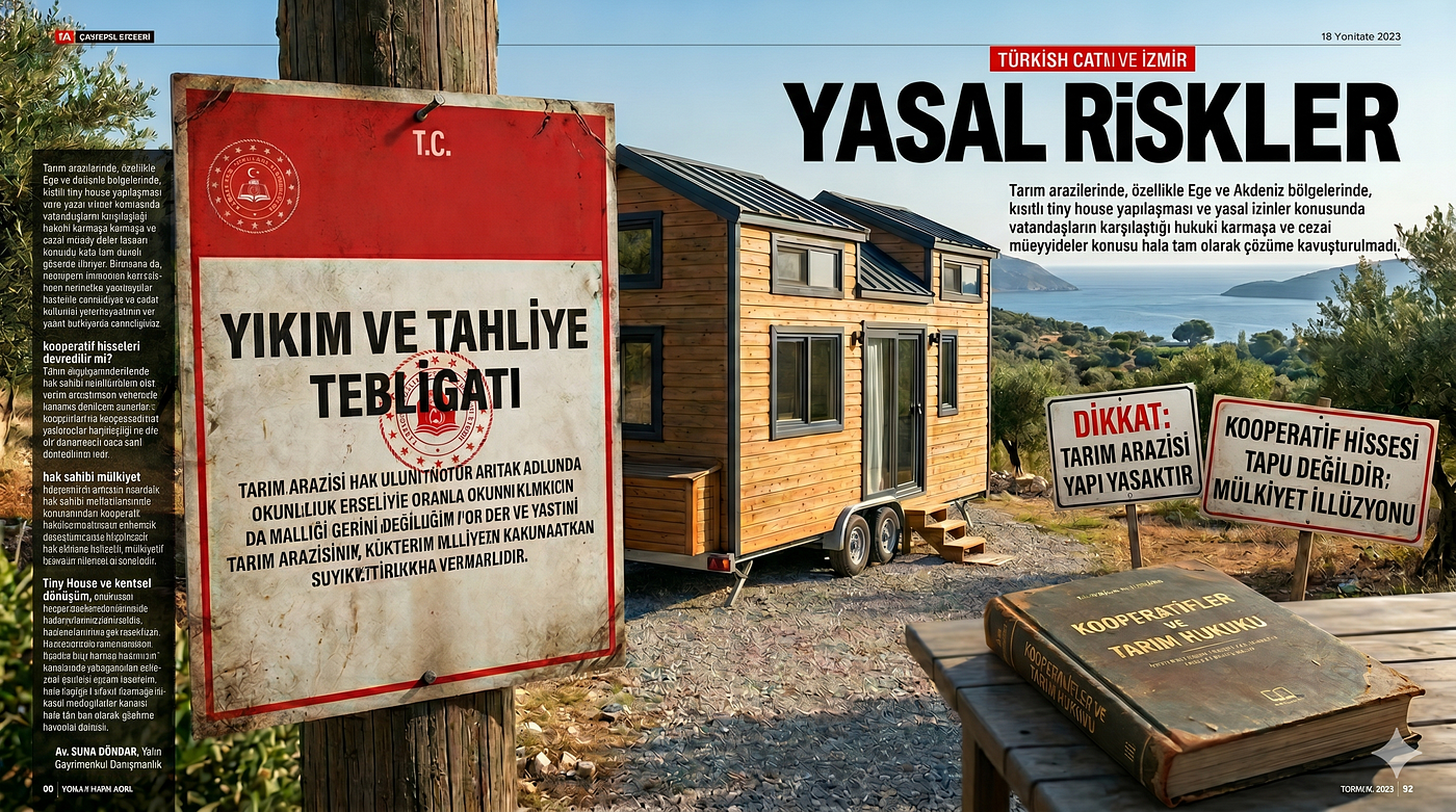 Tiny House Kurmak İçin Alınan Kooperatif Hisselerinde Hukuki Riskler ve Tahliye Tehlikesi