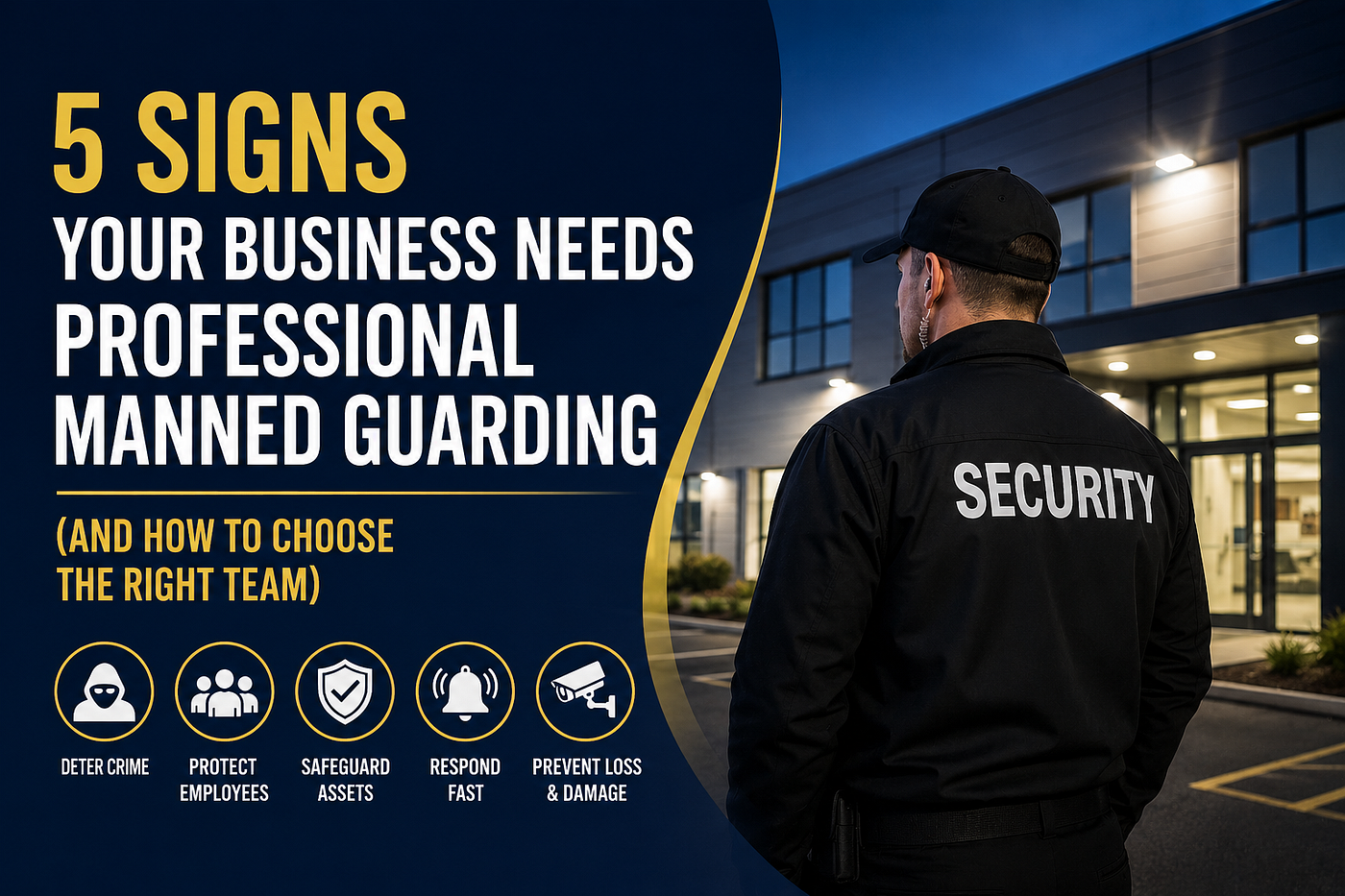 5 Signs Your Business Needs Manned Guarding — And How to Choose the Right Team