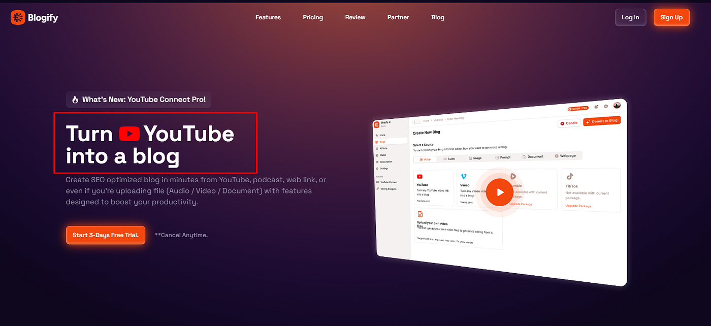 How To Use The YouTube Connect Feature To Create Engaging Blogs