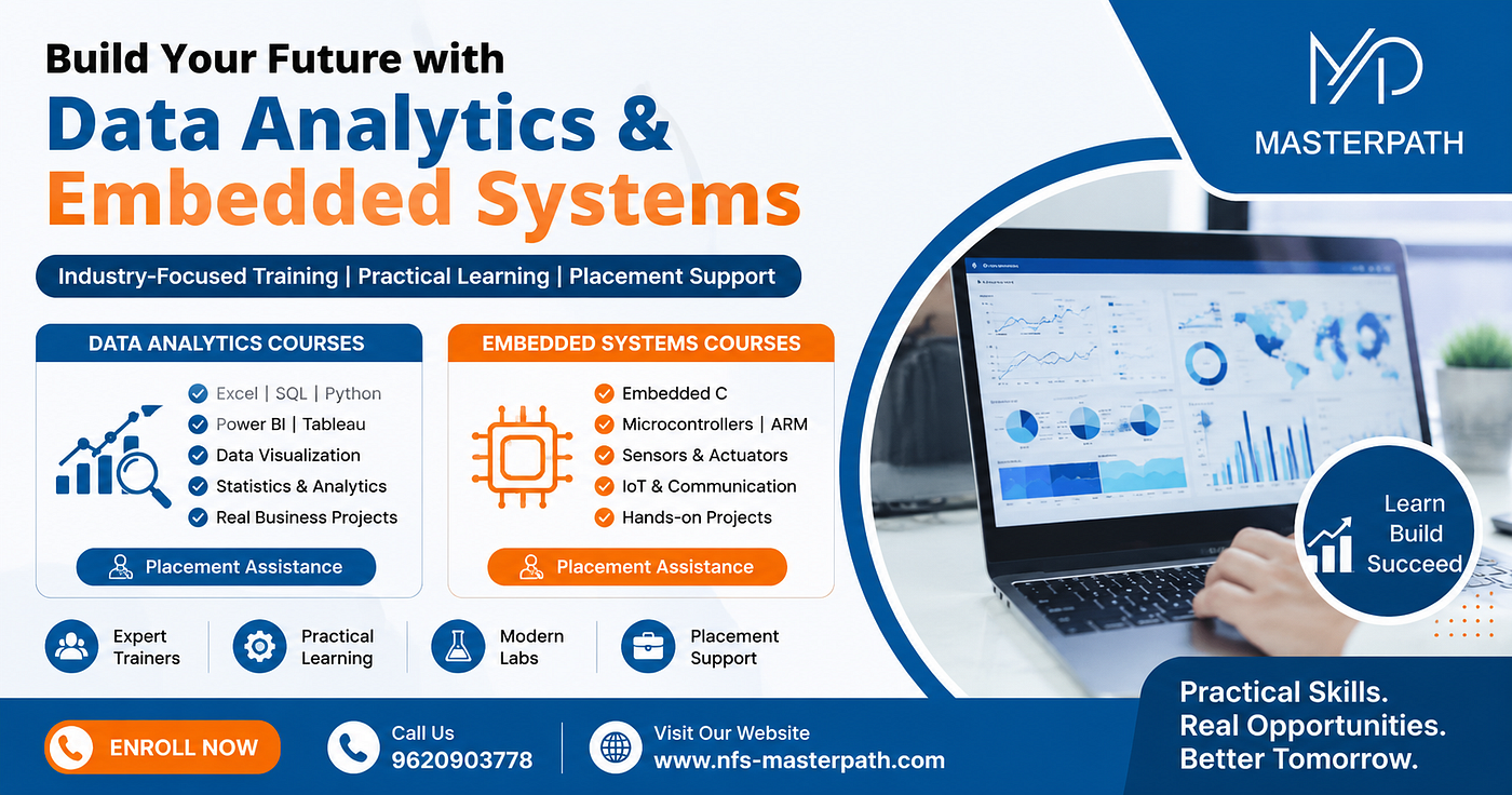 How Industry-Focused Training Can Help You Build a Future in Data Analytics and Embedded Systems
