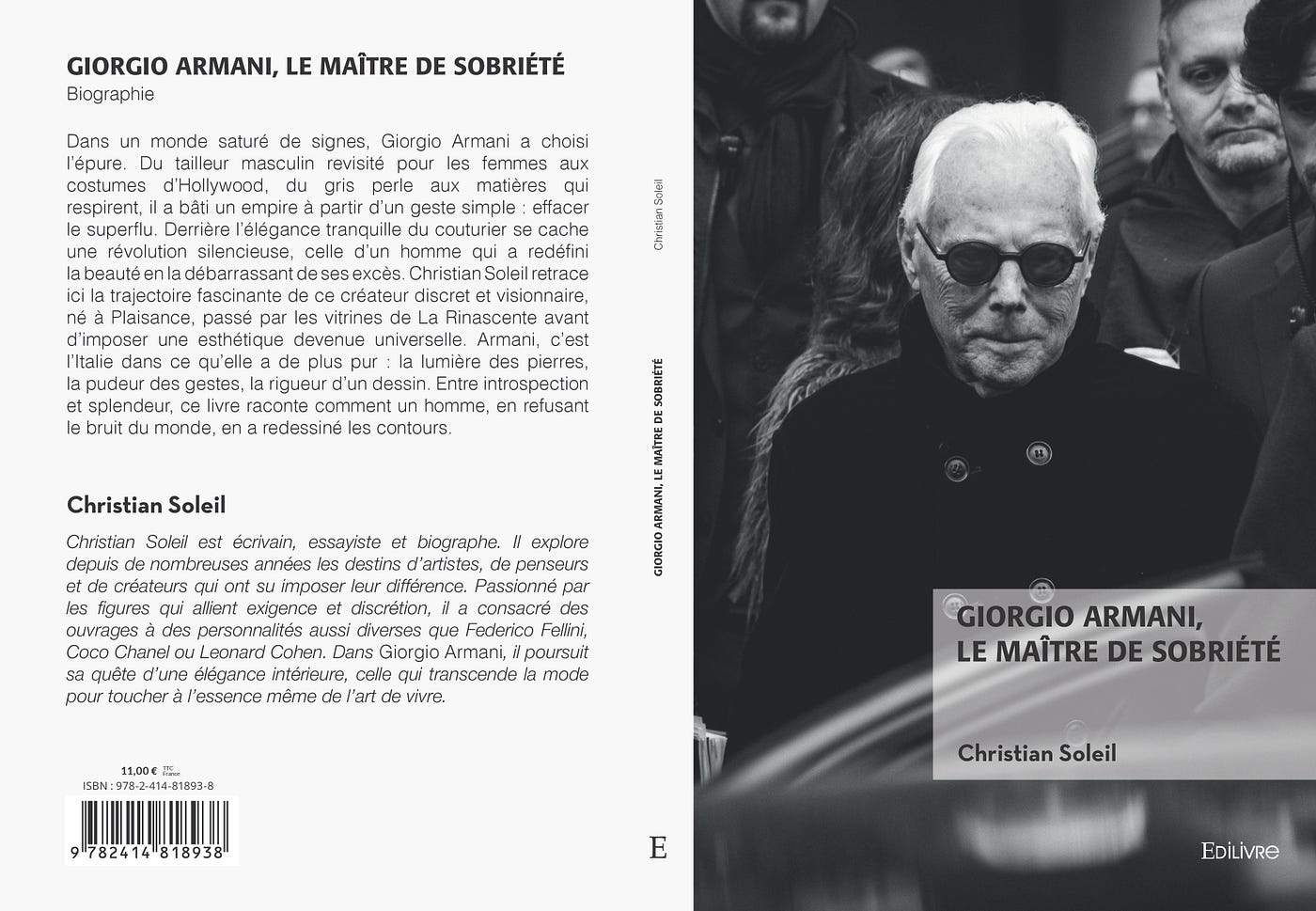 Christian Soleil rend hommage à Giorgio Armani dans une biographie éblouissante
