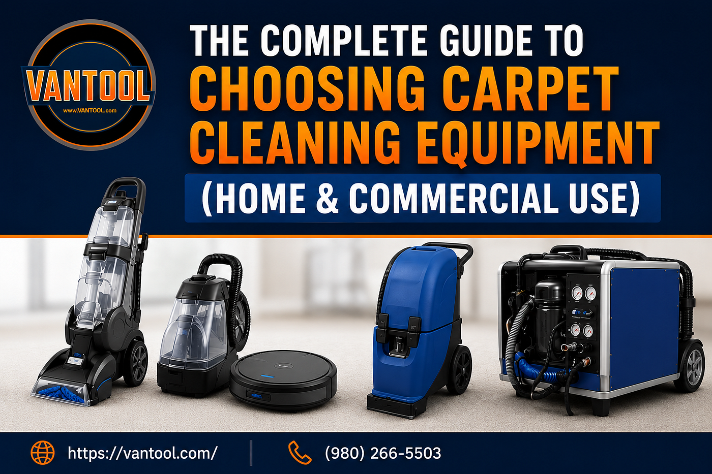 The Complete Guide to Choosing Carpet Cleaning Equipment (Home & Commercial Use)