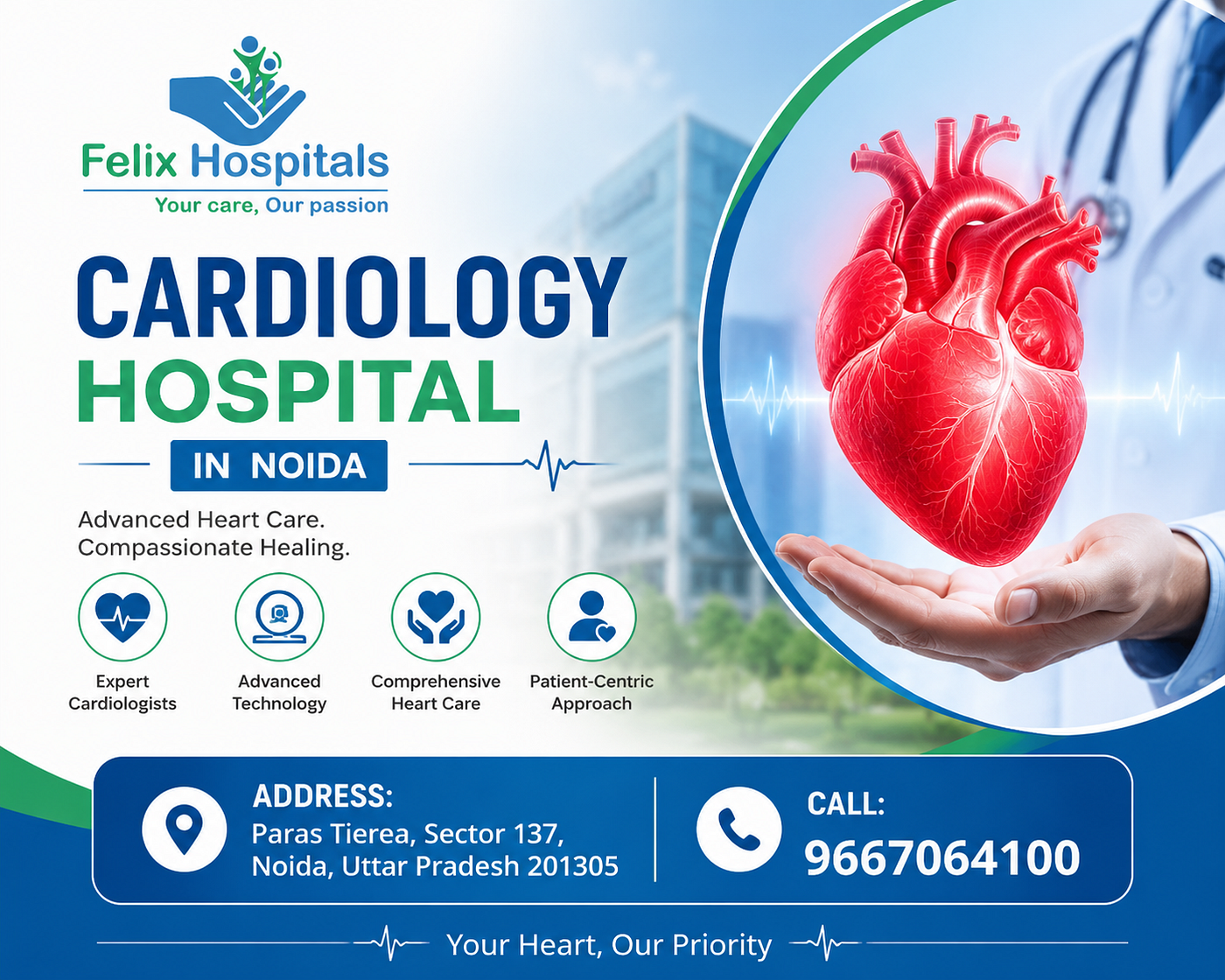 Diabetes and Heart Disease: Managing Dual Risk with Noida’s Cardiac Team