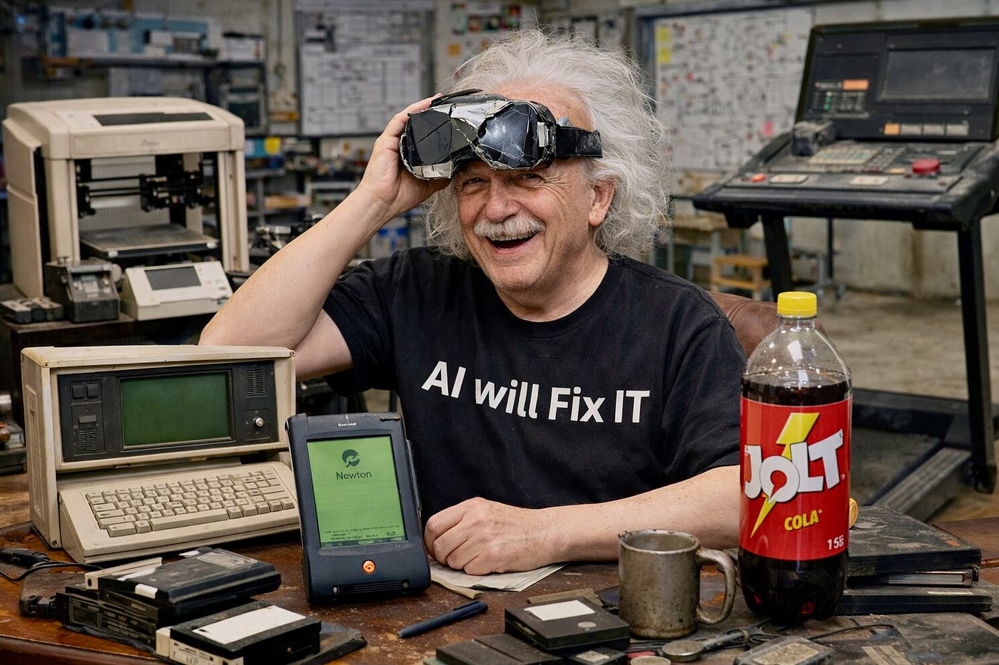 “AI will fix it!” AI Generated ©2026 Rocinante Research