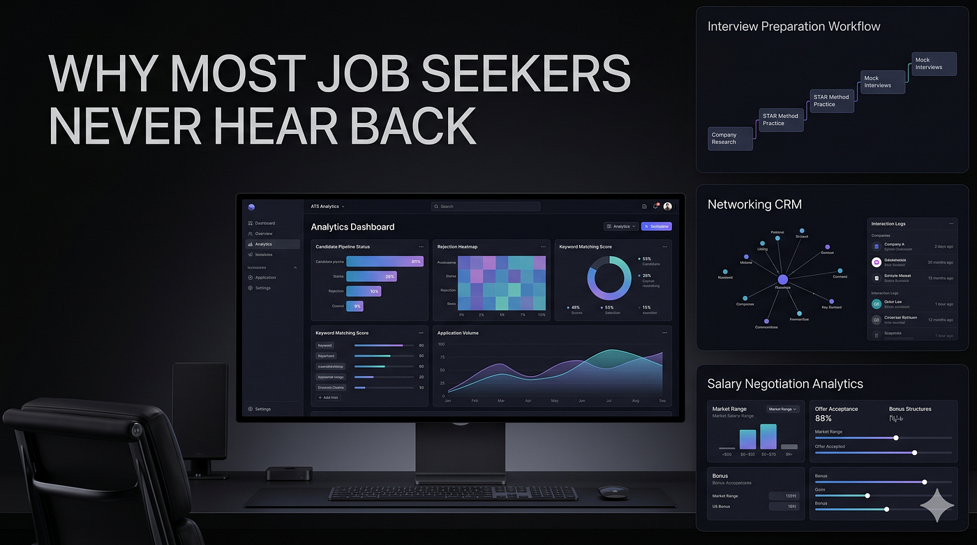Most job seekers send more applications when the real problem is disorganization.