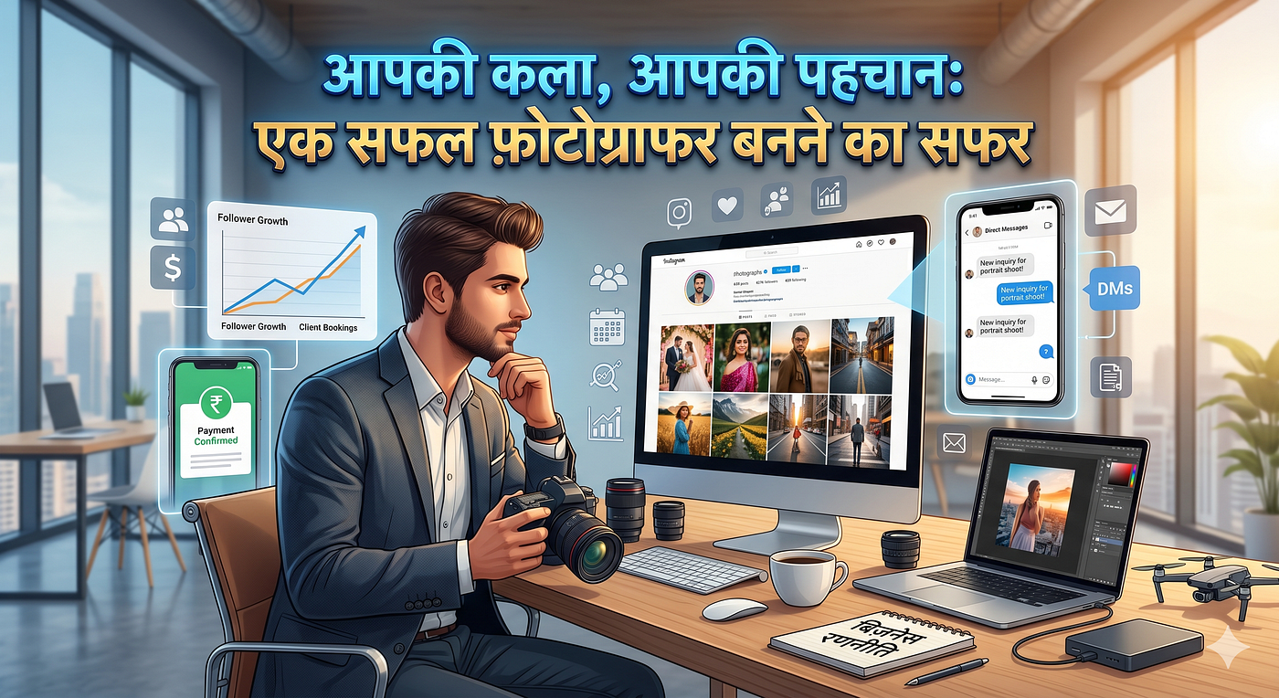 आपकी कला, आपकी पहचान: एक सफल फ़ोटोग्राफर बनने का सफर