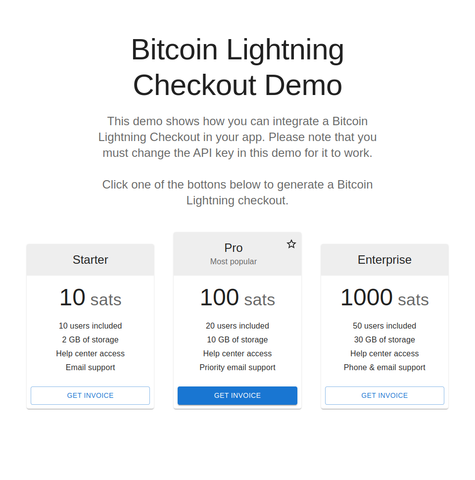 How to Accept Bitcoin Lightning Payments in React js | by MinatoPay.com |  Medium