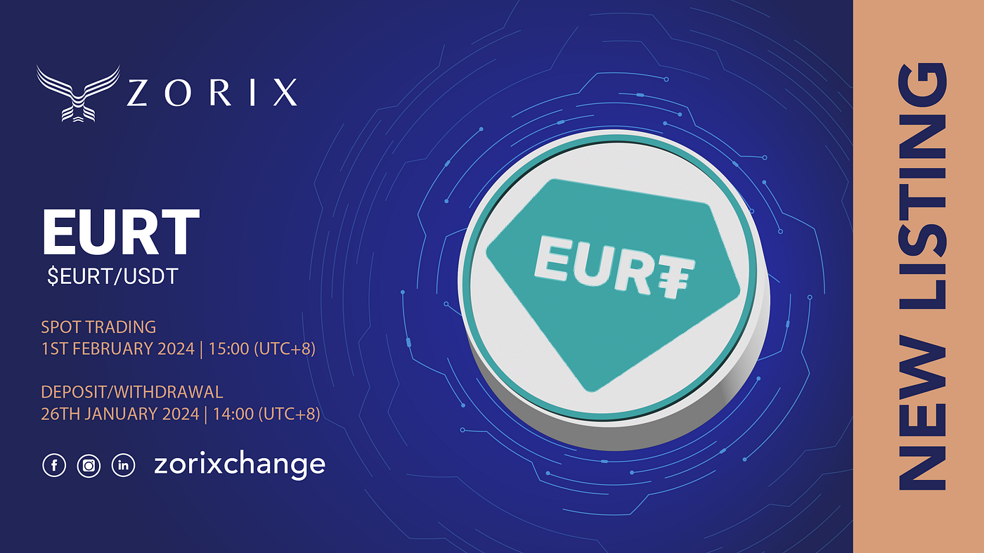 EURT and XAUT are Now Available on ZORIX! | by ZORIXchange | Medium