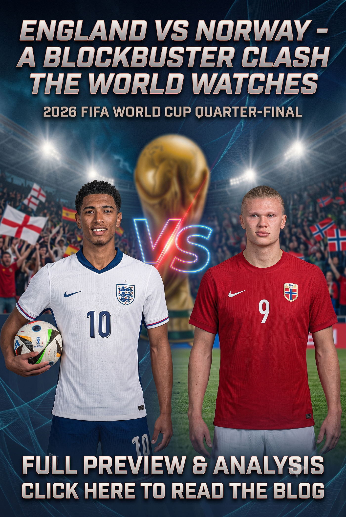 England vs Norway Pre-Match Analysis: Who Will Secure the 2026 FIFA World Cup Semifinal Spot?