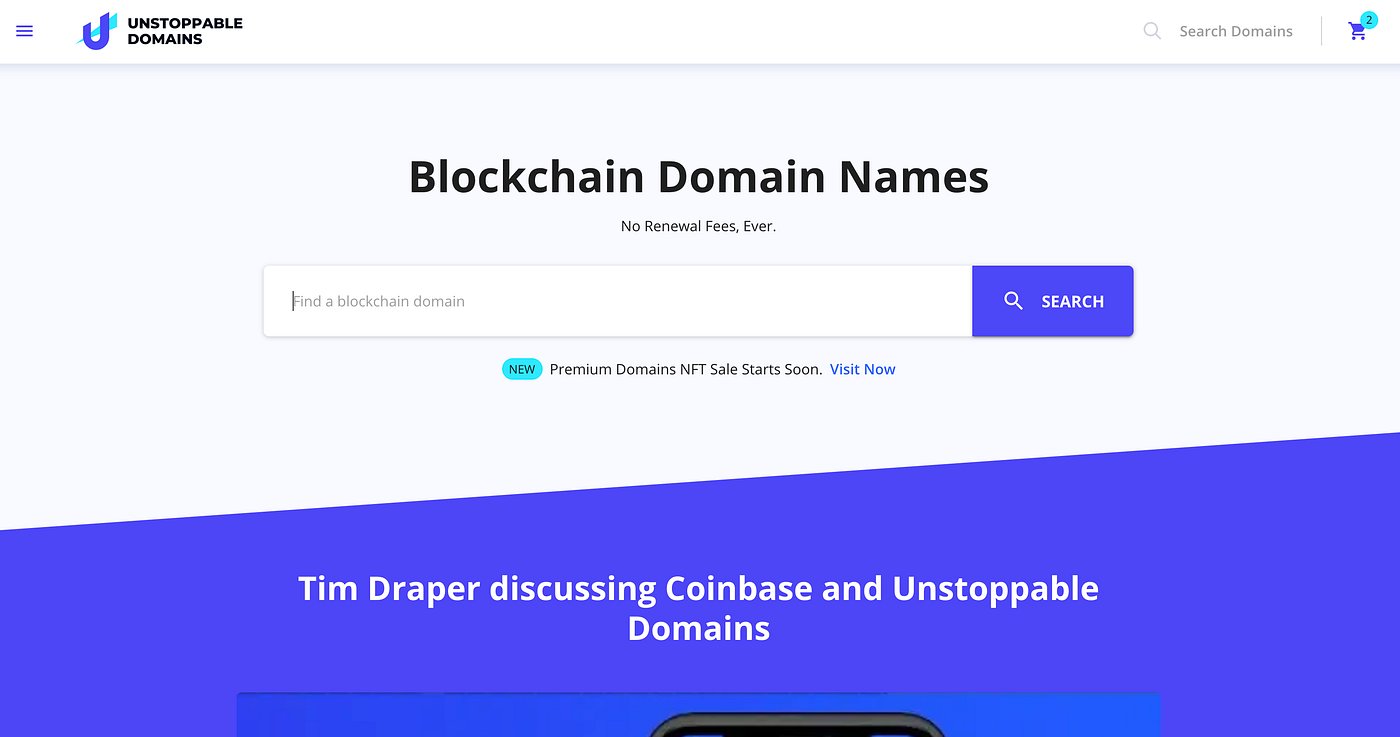 Unstoppable Domains and the importance of claiming your crypto domain: | by  Wise Santos | Medium