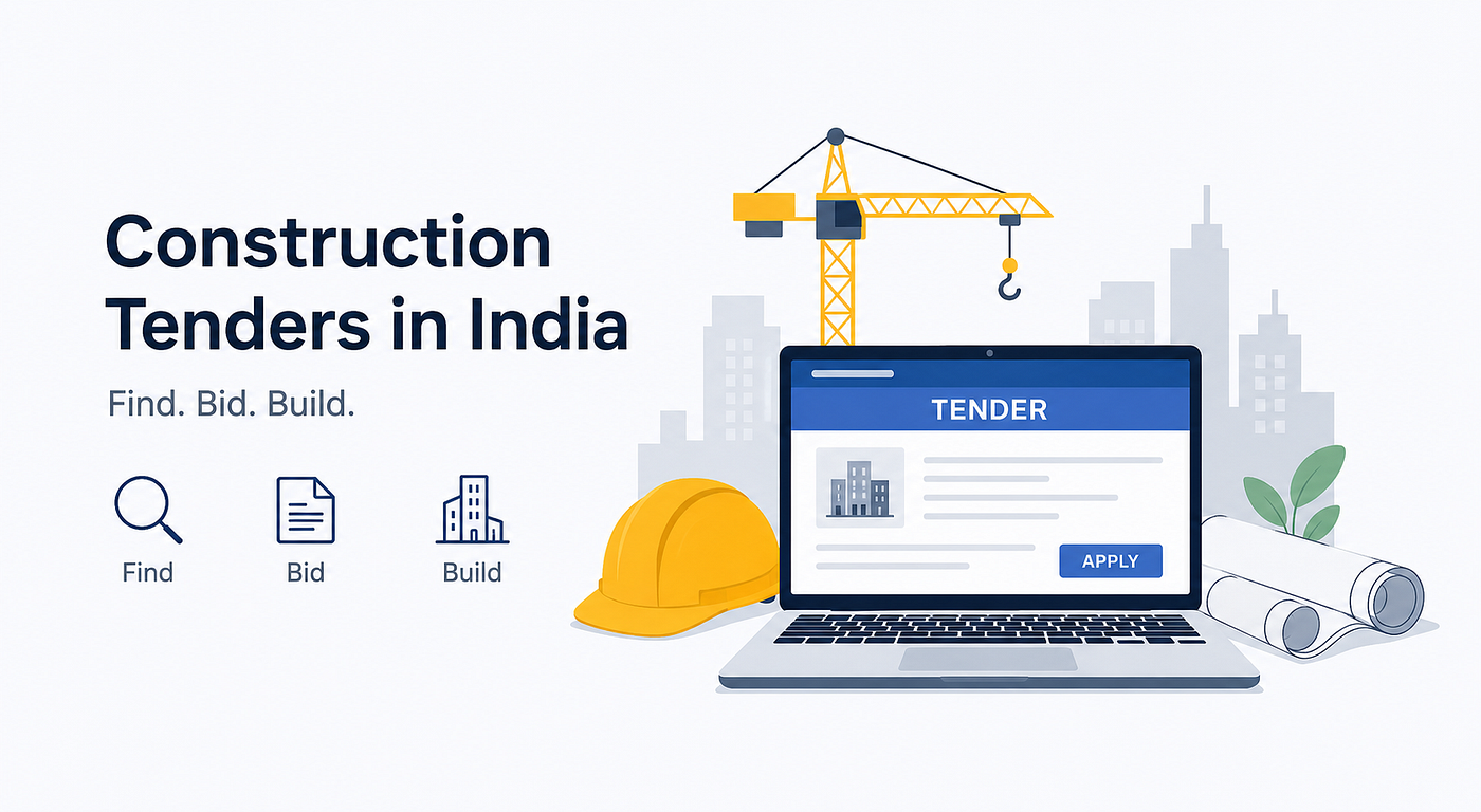 Best Online Platforms to Find Construction Tenders in India (2026 Guide)