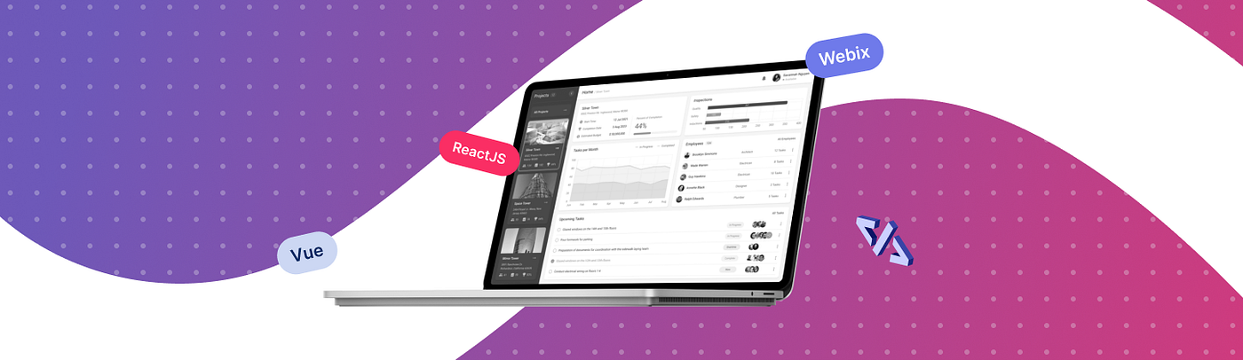 Clash of the Libraries. Building a Data Dashboard with React, Vue.js, and Webix