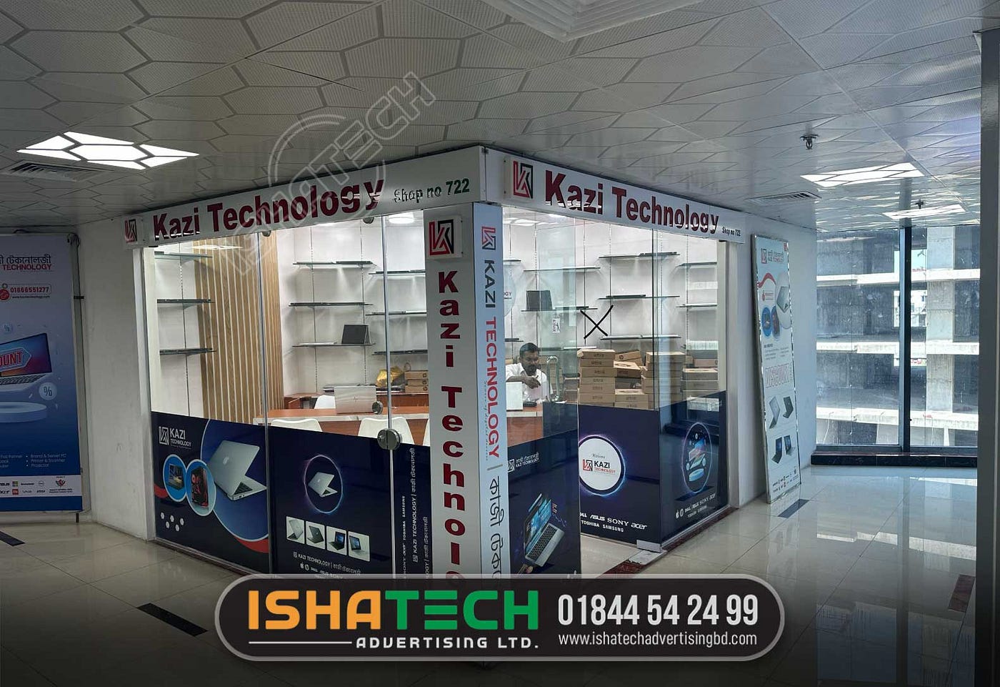 ACP off-cut Acrylic Letter and LED Lighting Signboard in Dhaka