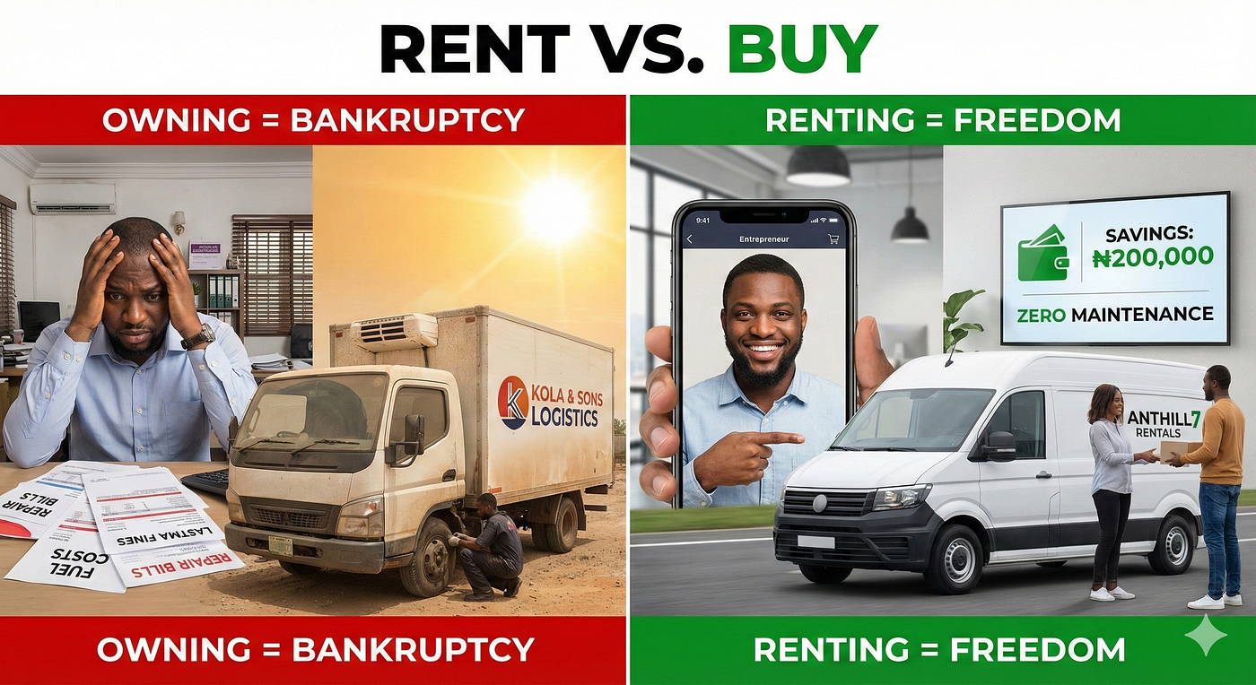 Rent vs. Buy: Why Owning a Delivery Truck is Bankrupting Your SME