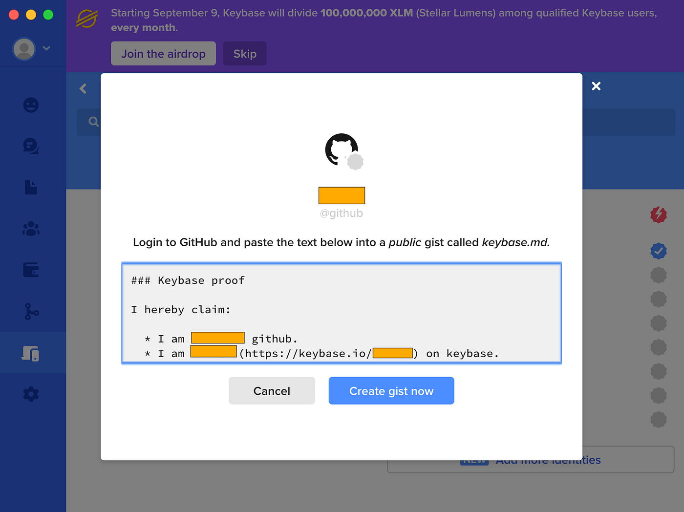 Keybase 加密新社交軟體. [ XLM ] [ Airdrop ][ 社交軟體] [ Keybase ] | by iCaptain |  比特幣與區塊鏈投資綜合頻道| Medium