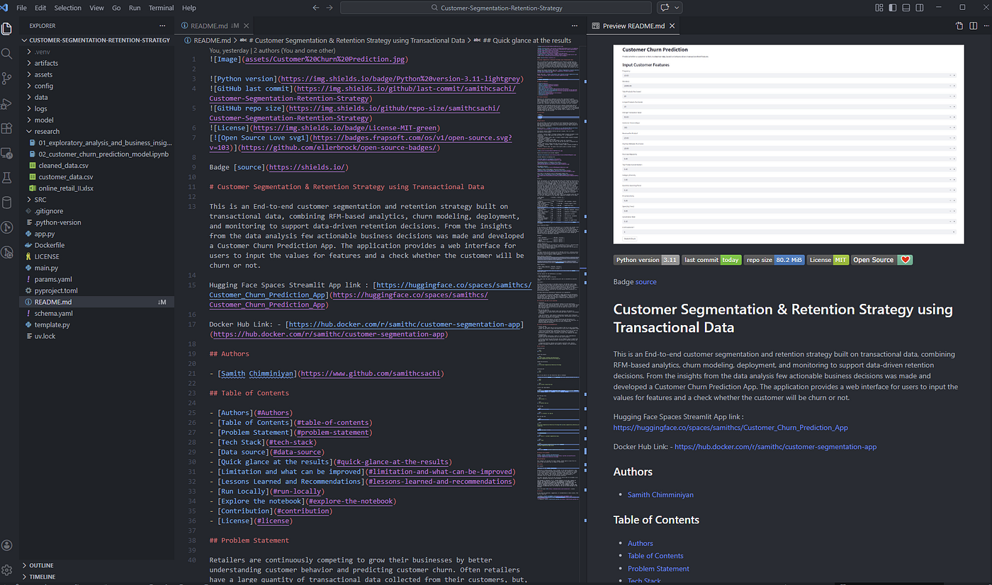 Importance of a Well-Structured README.md File in a Data Science Portfolio project