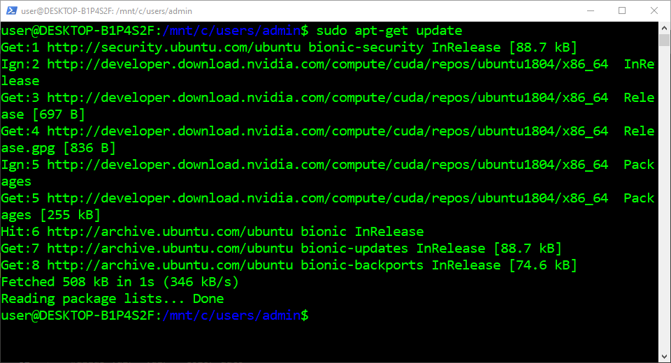 How to install the nvidia cuda driver, toolkit, cudnn, and tensorrt in wsl2  | by david littlefield | the startup | medium