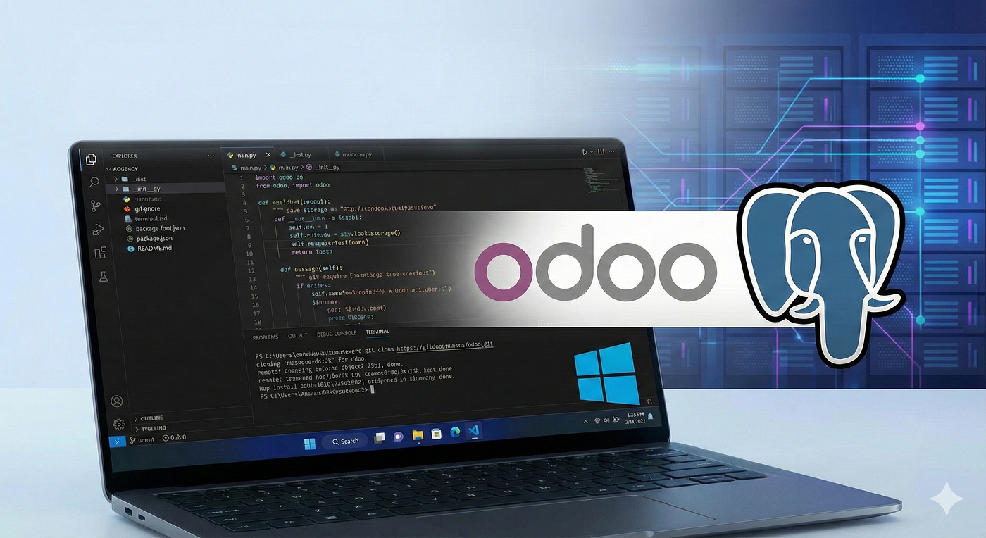 Menguasai Odoo 19: Panduan Instalasi Developer Manual dari Nol di Windows (Source Code)