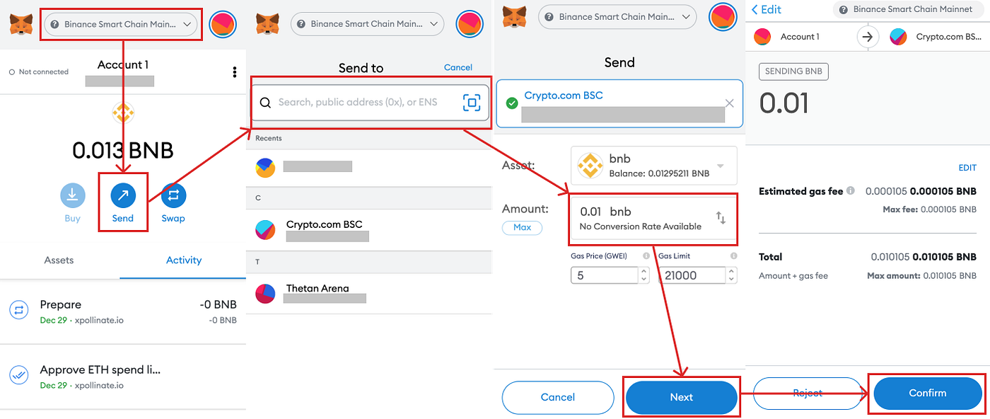 How to transfer token across network mainnet in Metamask/WalletConnect | by  Phong Yew Tong | Medium