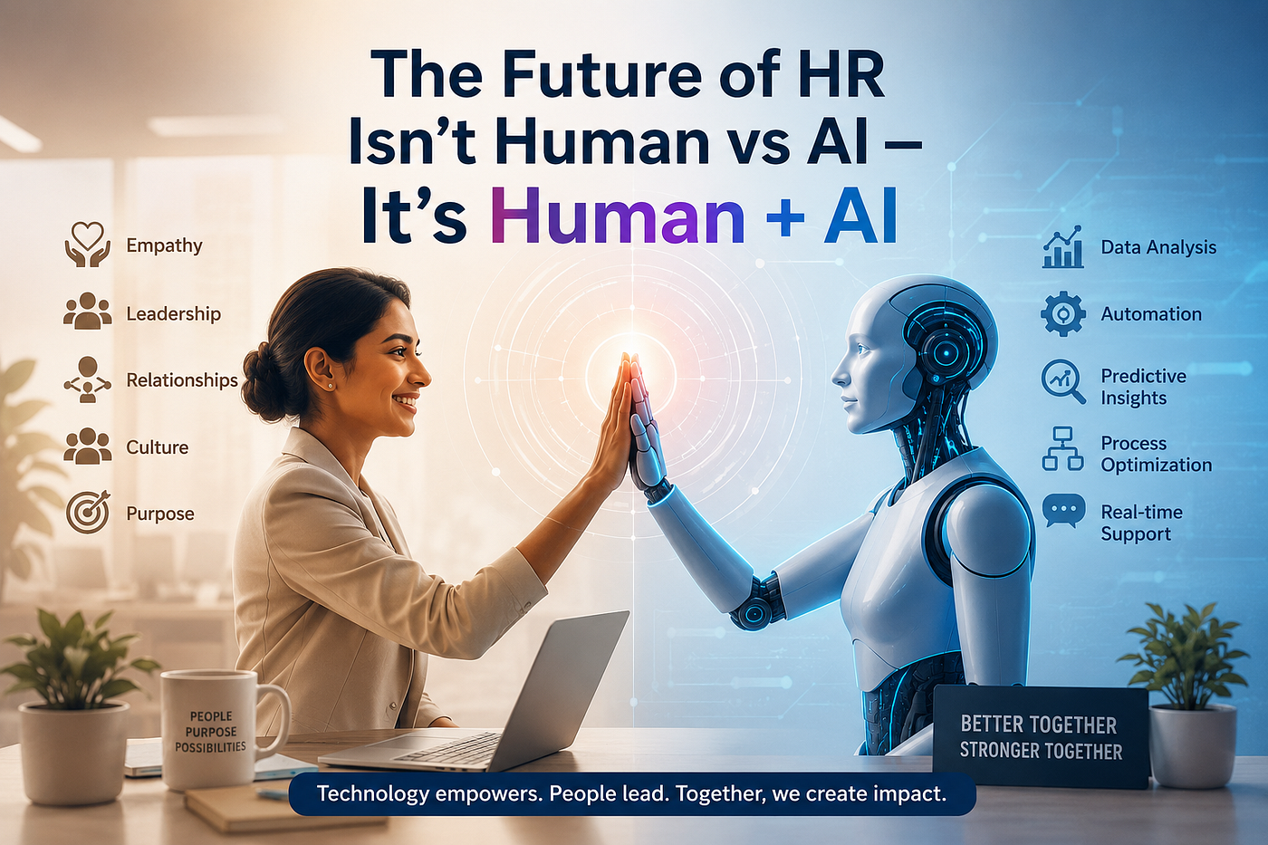 The Future of HR Isn’t Human vs AI — It’s Human + AI
