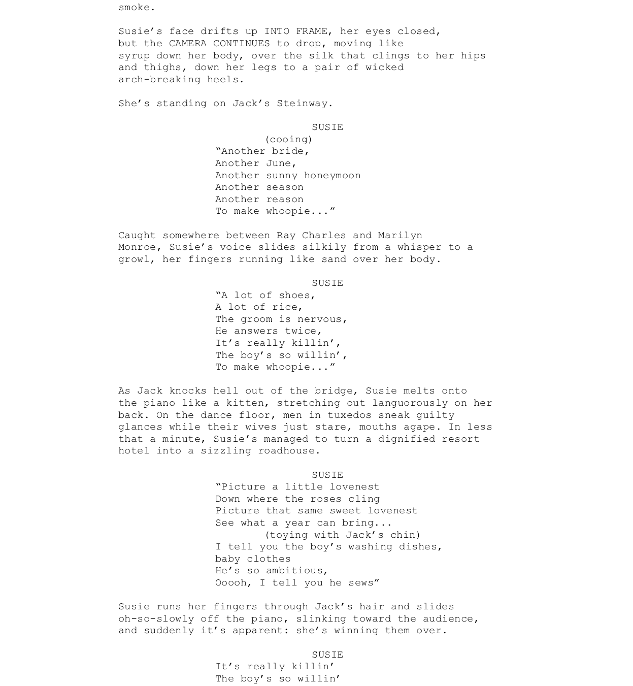 Great Scene: The Fabulous Baker Boys | by Scott Myers | Go Into The Story Great Scene: The Fabulous Baker Boys | by Scott Myers | Go Into The Story