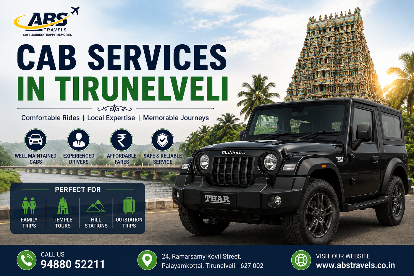 Cab Services in Tirunelveli are shifting rapidly toward transparent hourly pricing structures.