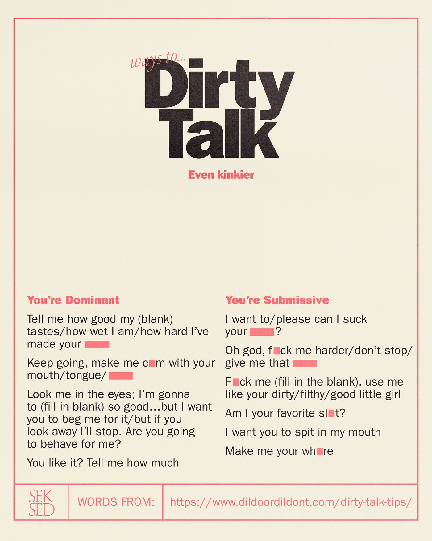 Ways to Dirty Talk by Korina Wray Medium photo pic