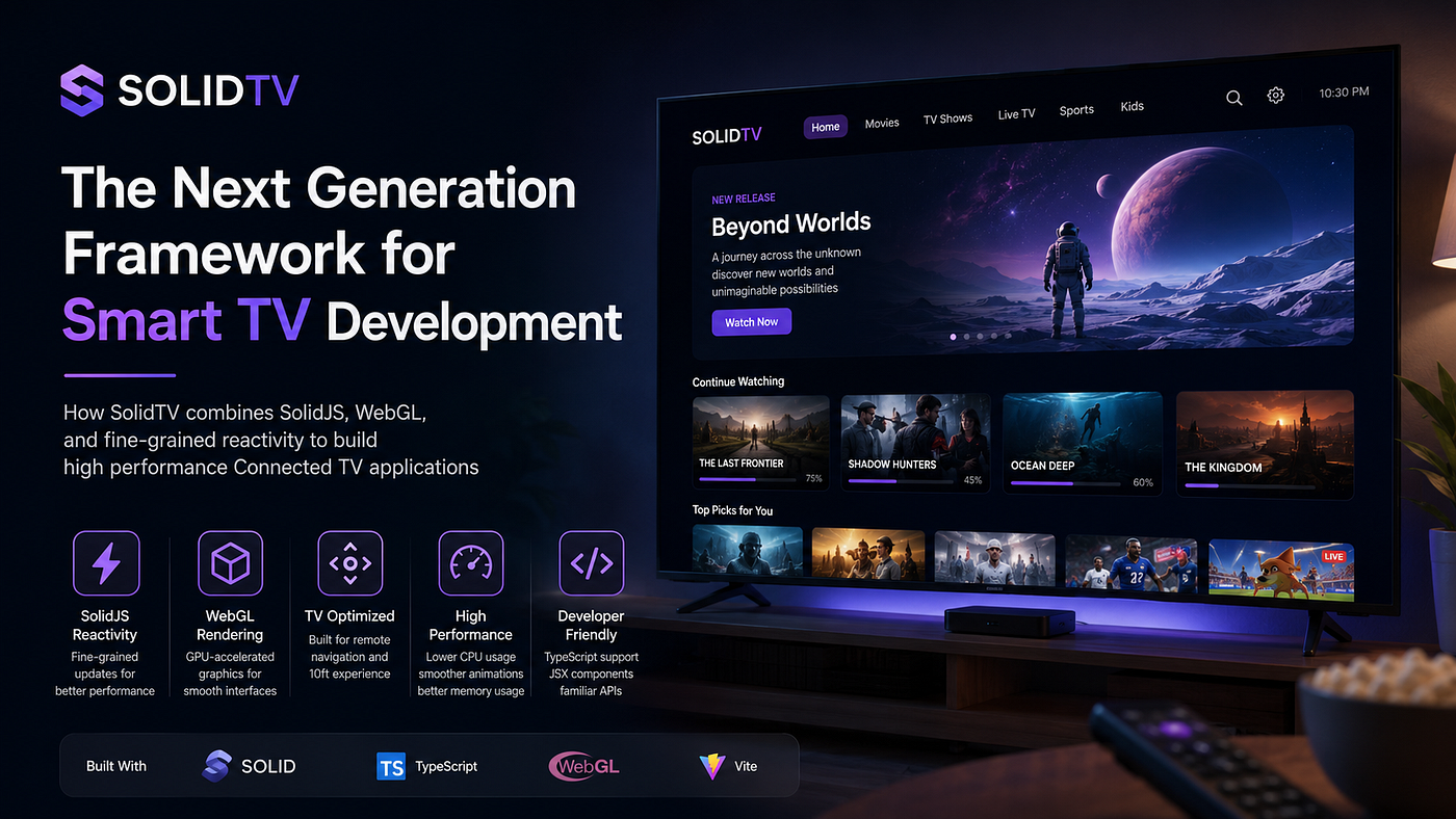 SolidTV Explained- A Deep Dive into the Next Generation Framework for Smart TV App Development