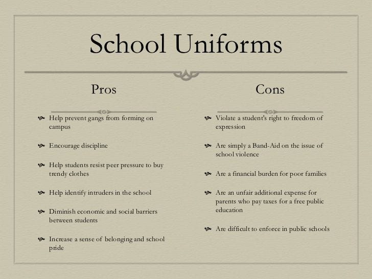 Let's Call A Vote On School Uniform | by Alani Llampay-Cubilla | Medium