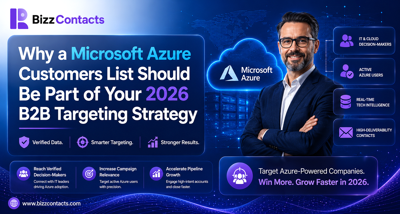 Why a Microsoft Azure Customers List Should Be Part of Your 2026 B2B Targeting Strategy