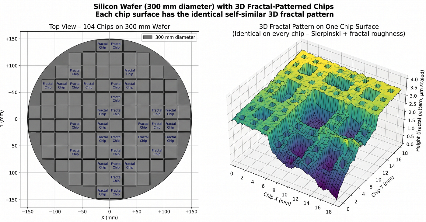 Fractal Geometry Semiconductors Processing: The Plasma Role