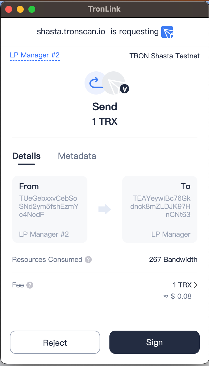 Send multi-sig transactions in Tron using TronScan | by Pedro Prete | Medium