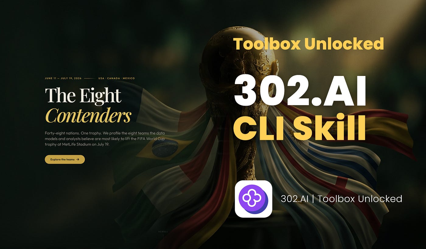 One Command to Rule Them All: How 302.AI CLI Skill Turns Your Terminal Into a Creative Arsenal