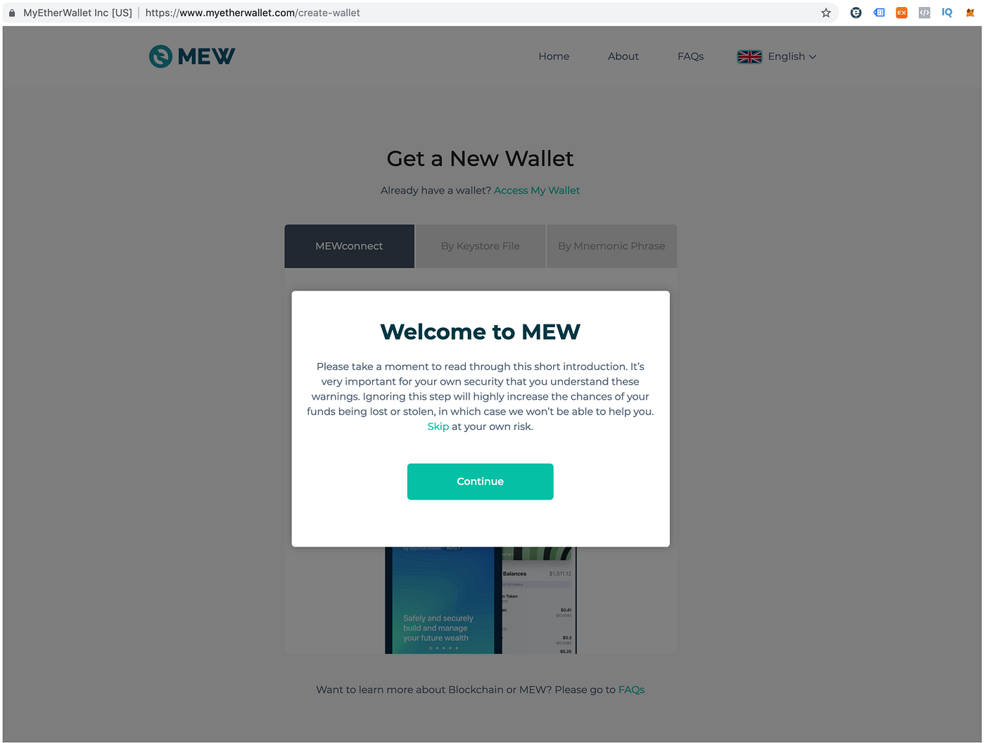 How to create MyEtherWallet Ethereum Wallet | by BOSagora | BOSagora |  Medium