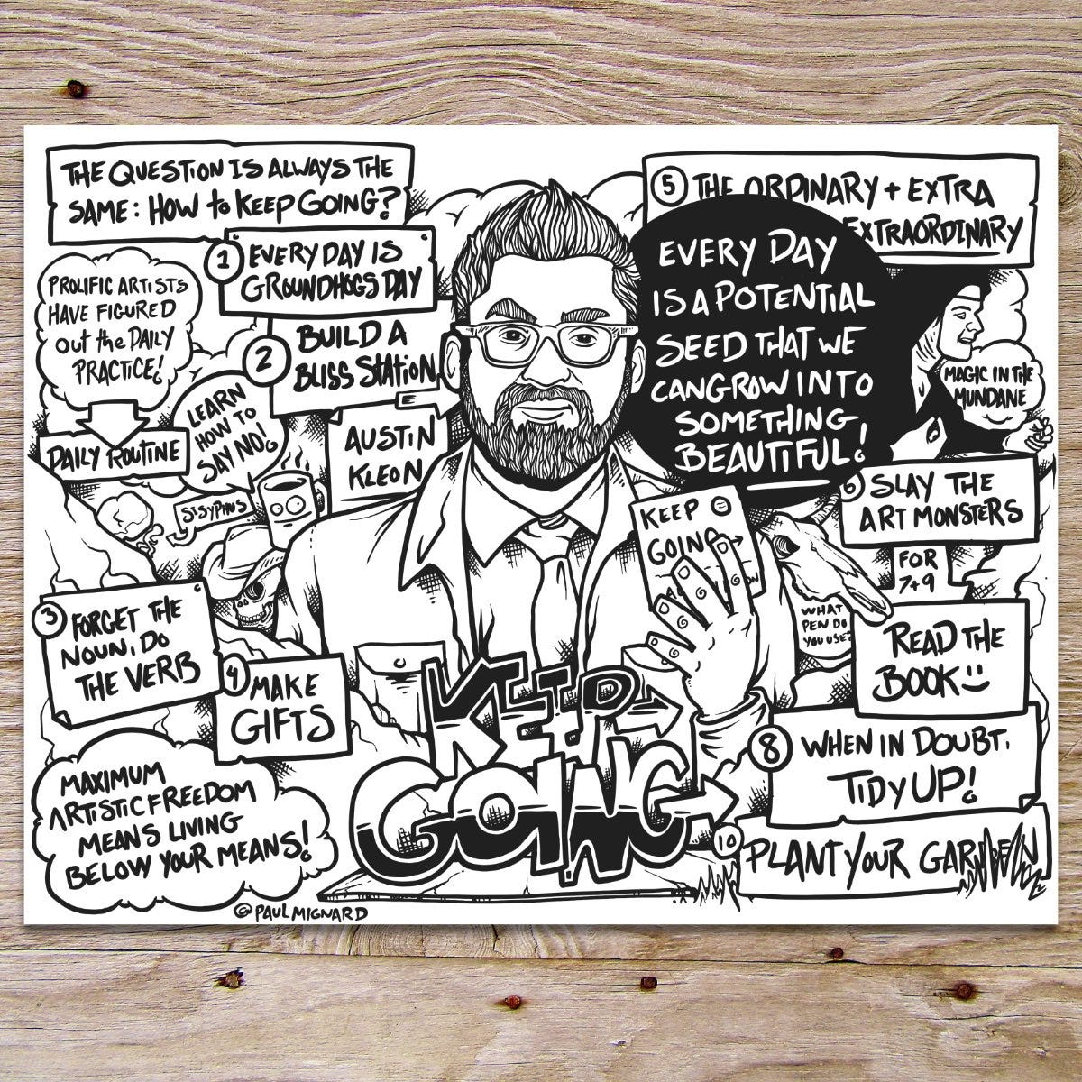 My favorite art supplies for drawing with little kids - Austin Kleon