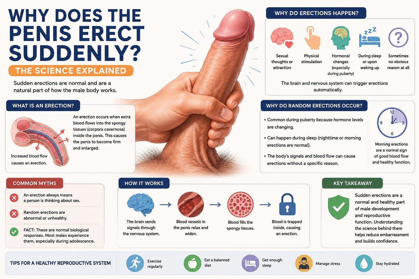 Why Does the Penis Erect Suddenly? The Science Behind a Normal Biological Process