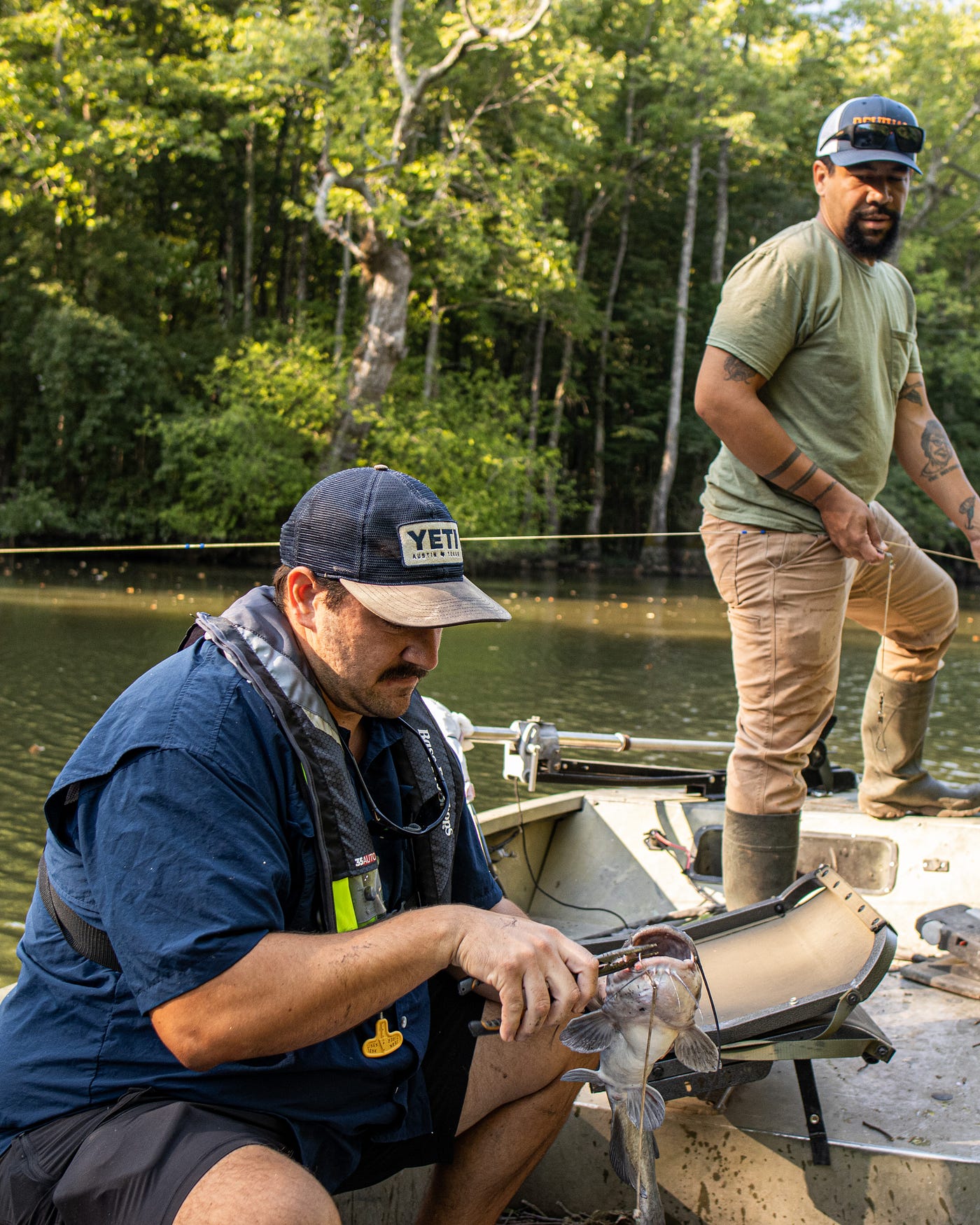 Limb-lining for catfish on the Cache River bayou with Black Duck Revival, by Evan LeRoy