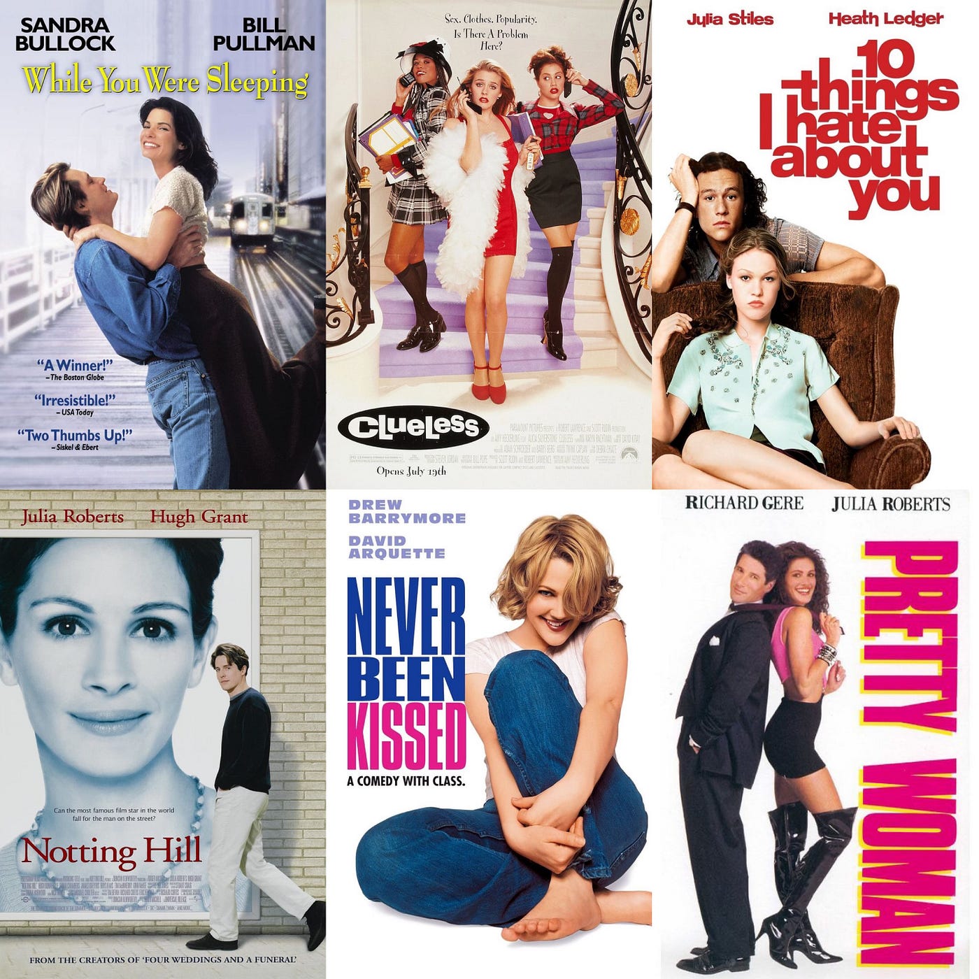 6 Rom-Com Flicks (6 Movies)