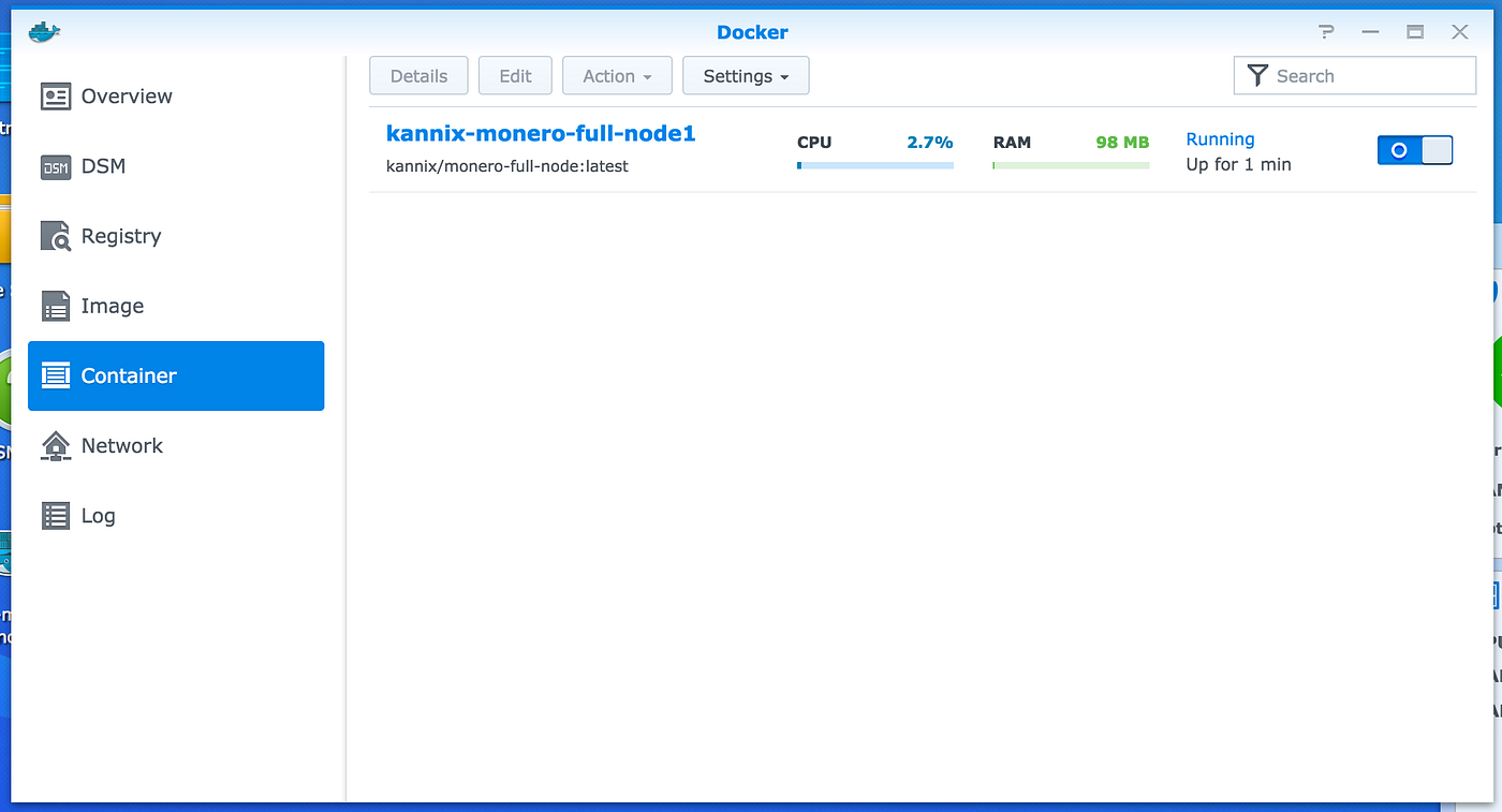 How to run a Monero node on a Synology NAS | by David Walsh |  Decentralize.Today | Medium