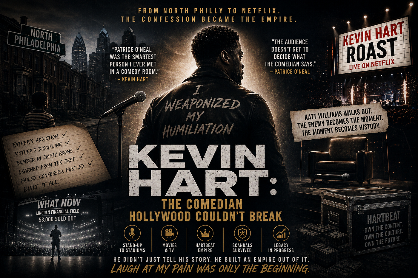 KEVIN HART: The Comedian Who Turned Every Failure Into a Fortune