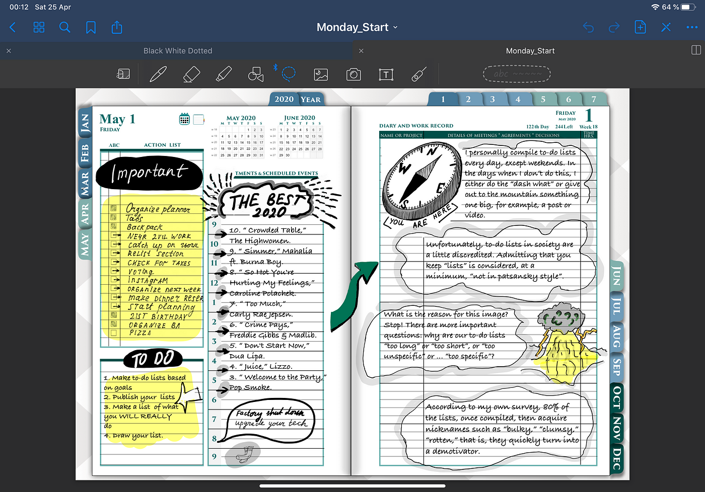 How to extract information from GoodNotes 5 into Keynote for